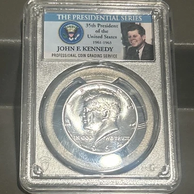   1964 50C Kennedy Silver Proof Half Dollar PCGS PR66 The Presidential Series - Image 1 of 3