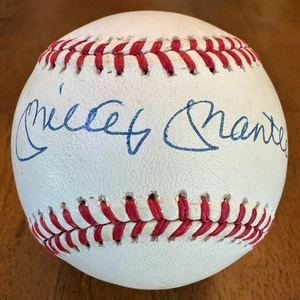 Mickey Mantle Signed Autographed American League Baseball Ball JSA LOA Yankees - Picture 1 of 9