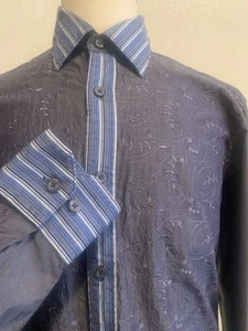 Bugatchi Uomo mediano para hombre manga larga abotonada  - Imagen 1 de 13