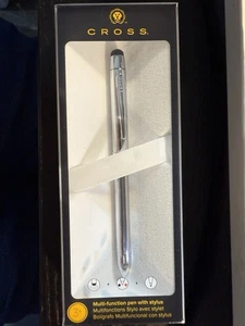 Cross Tech3+ Multifunction Pen W/ Stylus Glossy Chrome New in Box - Picture 1 of 3