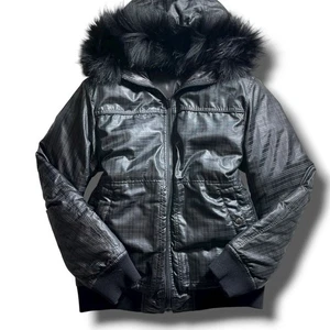 Chaqueta acolchada BLACK LABEL rara L BURBERRY piel 2 vías reversible cuadros de sombra - Imagen 1 de 10