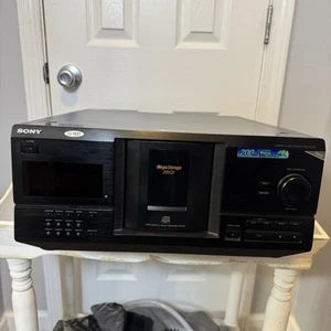 Sony 200 CD Compact Disc Multi Player Carousel Changer CDP-CX220 No Remote - Picture 1 of 12