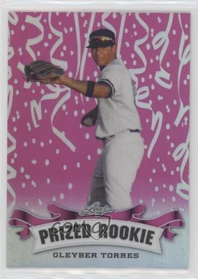 Leaf Prized Rookie Pink 2017/4 Gleyber Torres #PR-05 Foto 1 de 2