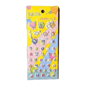 BANDAI Tamagotchi Character PVC Bubble Puffy Sticker Kawaii Game Gift Kids JAPAN - Picture 1 of 2