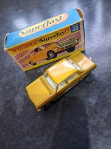 MATCHBOX SUPERFAST #36 OPEL DIPLOMAT , GOLD GRILL MINT REF R21 - Picture 1 of 10