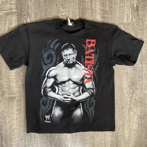WWE Y2K Batista 2007 Black T-shirt Youth Size Large - Picture 1 of 7