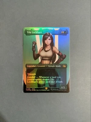 MTG Final Fantasy Tifa Lockhart Foil Borderless Card - Image 1 of 2