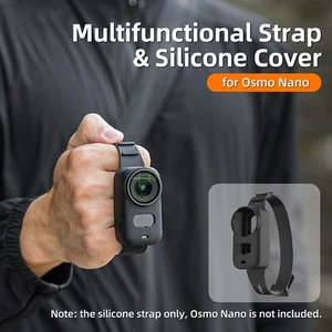 Cámara Multifuncional Extendida Silicona Correa y Cubierta Protectora para OSMO Nano - Imagen 1 de 12