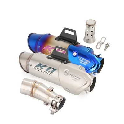 Silenciador de tubo de escape para motocicleta Kawasaki Ninja 300 250 Z250 2013-2016 Foto 1 de 4