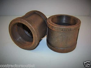 Neu Overstock 2" schwarz Temperguss Kupplung NPT (Menge 7) - Bild 1 von 1