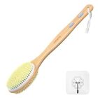 Metene Bamboo Body Brush With Stiff And Soft Natural Bristles Back Scrubber For 