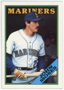 1988 Topps #712 John Moses Seattle Mariners Baseball Card - Picture 1 of 1