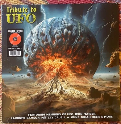 A Tribute To UFO - Michael Schenker -  Paul Dianno - Pat Travers NEW Red Vinyl - Image 1 of 3
