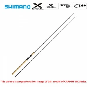 Shimano B48UL-4 4 Pieces Short Bait Casting Trout Rod CARDIFF NX Fast Ship Japan - Picture 1 of 3