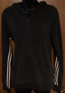 Adidas 3 Stripe Under Sleeves Hoodie jacket Size M - Picture 1 of 14