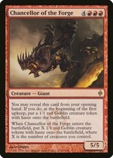 Chancellor of the Forge New Phyrexia NM Red Rare MAGIC GATHERING CARD ABUGames