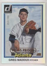 2015 Donruss Inaugural 1981 Edition Press Proof Bronze /299 Greg Maddux #243 HOF