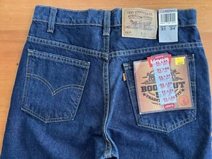 ✨NWT! VTG 90s LEVI'S 517 ORANGE TAB Denim Jeans USA 31x34 Boot Cut Traditional✨ - Picture 1 of 7