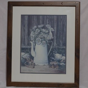 Vintage Art Print Limited Number 102/200 Artist Signed Matted In Wooded Frame - Picture 1 of 12