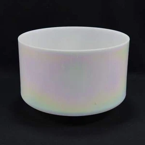 Kristalltöne 9" Mutter Platin Klar Kristall Klangschale (F-25) - Bild 1 von 3