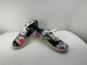 SOUL MATES Canvas Floral Casual Shoes Womens 7-8 - Picture 1 of 9