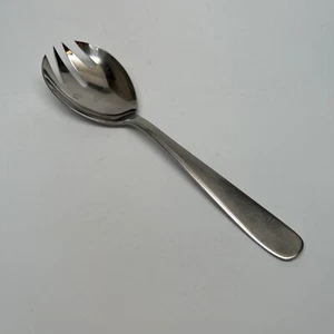 Vintage WALLACE SILBER ""KIRSTEN"" Edelstahl AUFLAUF SERBELÖFFEL 7-3/8" Satin - Bild 1 von 2