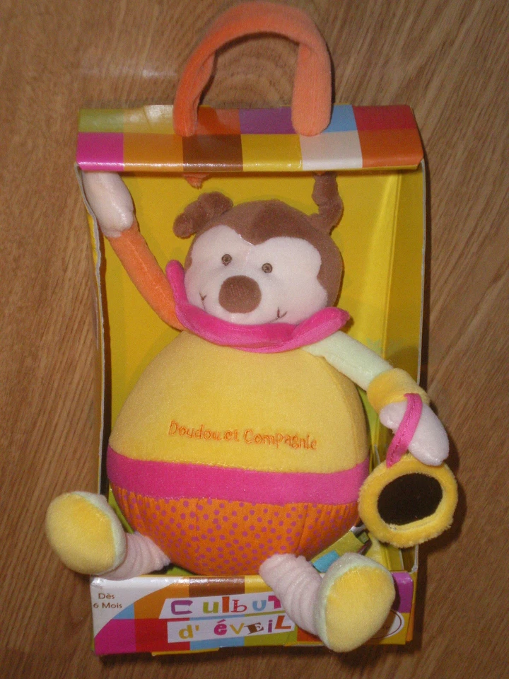 Doudou et Compagnie Abeille Ponpon Bourdon culbuto boule d'éveil miroir éveil 9 - Photo 1/1