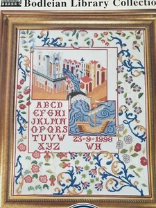 DMC - Venice Bodleian Library Collection Sampler Cross Stitch Chart Only - Picture 1 of 3