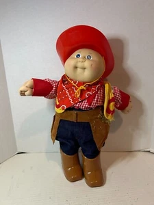 Vintage 1984 Cabbage Patch Kid Doll Cowgirl Sheriff Extra Outfit Xavier Roberts - Picture 1 of 6