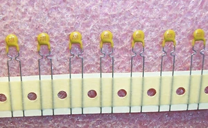 QTY (50) .25A 72V RADIAL PTC RESETTABLE FUSES POLYSWITCH X025 RXE025-2 RAYCHEM - Picture 1 of 2
