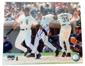 FRANK THOMAS Signed/ Autographed Rare 3X Chicago White Sox 8x10 Photo w COA - Picture 1 of 3
