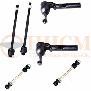 6Pc Tie Rod Sway Bar Kit For Chevrolet Silverado GMC Sierra 1500 RWD - Foto 1 di 2