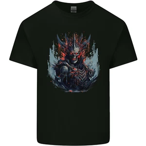 Demon Emperor Evil Skull Mens Light Cotton T-Shirt - Picture 1 of 3