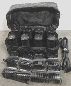 T3 Volumizing Hot Rollers 8 Rollers (2 Sizes) with Clips, Cord and Bag - 73701 - Picture 1 of 4
