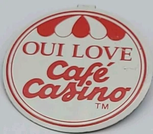 OUI Love Cafe Casino Clip Metall Pin Werbung Sammlerstück Clip Vintage - Bild 1 von 4