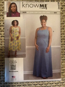 Know Me Mimi Simplicity ME2040 WOMANS DRESS GOWN Sz 30-38 Sundress Plus NEW - Picture 1 of 2