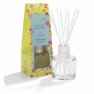 Hassett Green Honeysuckle & Jasmine Scented Oil Reed Diffuser Long Lasting-100ml - Picture 1 of 6