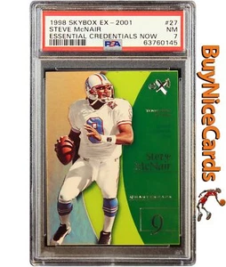 1998 Steve Mcnair Skybox EX-2001 Essential Credentials Now #27 /27 PSA 7 - Bild 1 von 4