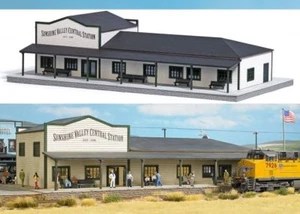 Busch 9721 - 1/87 / H0 US Train Station - New - Picture 1 of 1