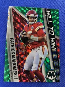 2022 #WW-16 Patrick Mahomes II Panini Mosaic Football WILL TO WIN Prizm - Picture 1 of 2