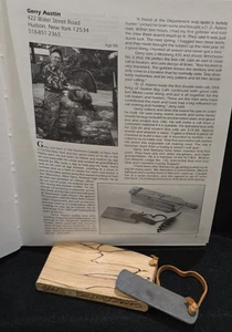 1998 Gerry Austin Turkey Scratch Box Call Signed Pictured Earl Mickel 2nd Book - Picture 1 of 4