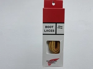 Cordones para botas Red Wing 48 pulgadas (122 cm) tostados y dorados 97150 hechos en EE. UU. Zapatos cordón de encaje - Imagen 1 de 2