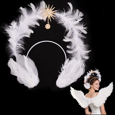 Engel Heiligenschein Haarreif Halloween Engel Kostüm Damen Teufel Kostüm