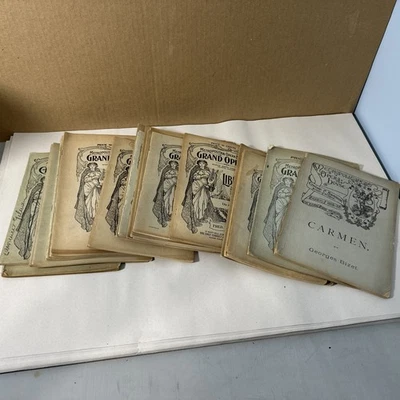 Metropolitan Opera House Vintage Program Booklet Collection 1800's Rare Music Foto 1 de 4