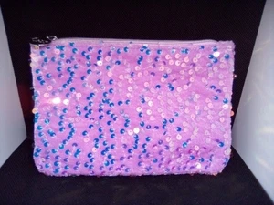 Bolso IPSY Glam en Lentejuelas Púrpura Enero 2024, Solo Bolso, - Imagen 1 de 8