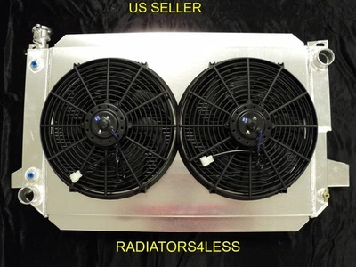 CAMPEÓN CUBIERTA RADIADOR ALUMINIO 3 FILAS Y VENTILADORES 14" CAMIONETA FORD F-150 V8 1985-1996 Foto 1 de 2