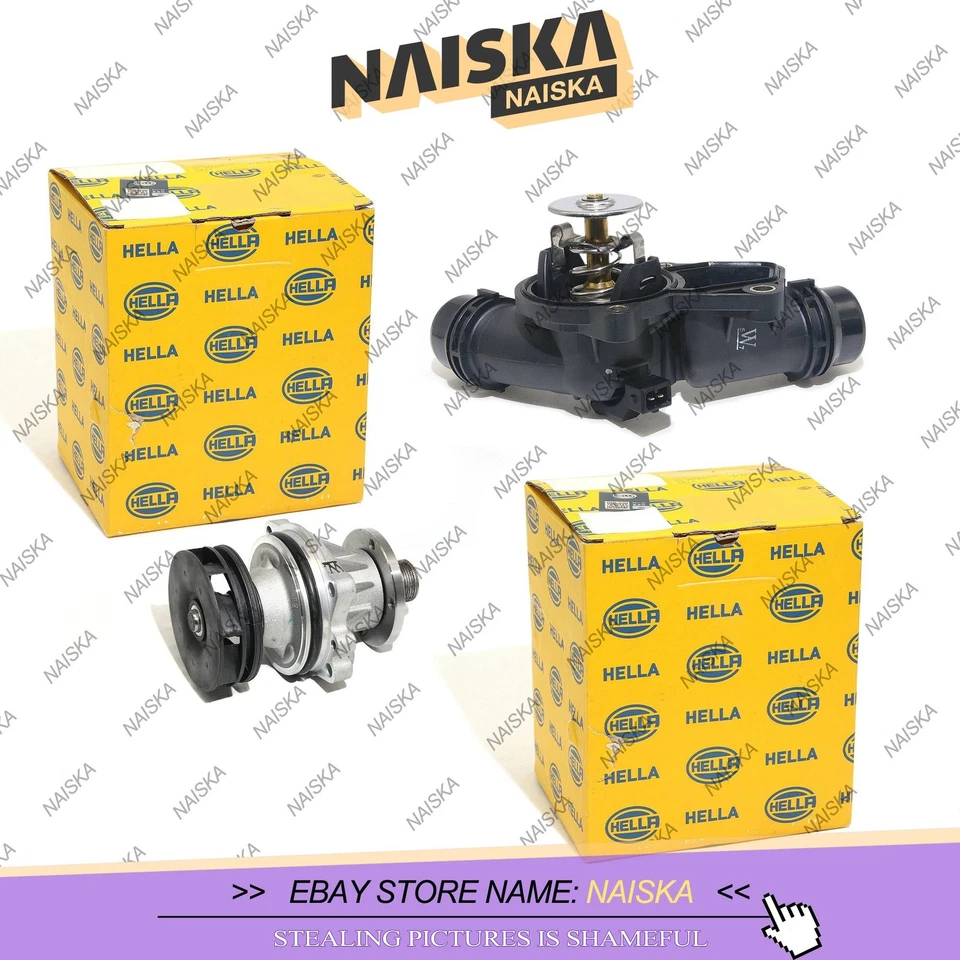 Thermostat & water pump for BMW E38 E39 E46 E53  E61 E60 E65 E66 E83 E85 Z3 - Image 1 of 4