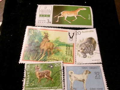 MIXED ANIMAL STAMPS - Image 1 of 4