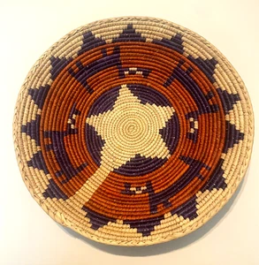 "Cesta de boda navajo grande tejida a mano matrimonio 13""" - Imagen 1 de 4