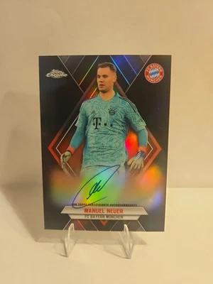 2023 Topps Chrome Manuel Neuer oncard Auto /15 - Bild 1 von 2